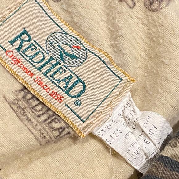 Vintage Red Head Men’s Realtree Camo Camoflauge Hunting Vest Size Medium - Picture 5 of 7